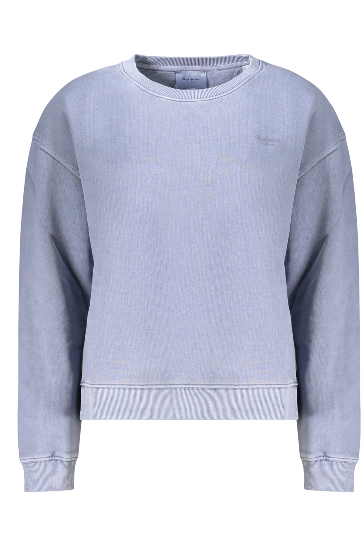 PEPE JEANS WOMEN'S BLUE ZIP-UP SWEATSHIRT