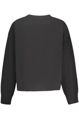 PEPE JEANS WOMEN'S BLACK ZIP-UP SWEATSHIRT