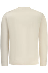 PEPE JEANS MEN'S BEIGE ZIP-UP SWEATSHIRT
