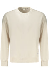 PEPE JEANS MEN'S WHITE ZIP-UP SWEATSHIRT