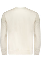 PEPE JEANS MEN'S WHITE ZIP-UP SWEATSHIRT