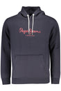 PEPE JEANS MEN'S BLUE ZIP-UP SWEATSHIRT
