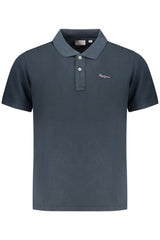 PEPE JEANS MEN'S SHORT-SLEEVE POLO SHIRT, BLUE