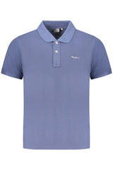 PEPE JEANS MEN'S SHORT-SLEEVE POLO SHIRT, BLUE