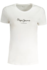 PEPE JEANS WOMEN'S SHORT SLEEVE T-SHIRT WHITE