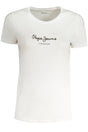 PEPE JEANS WOMEN'S SHORT SLEEVE T-SHIRT WHITE