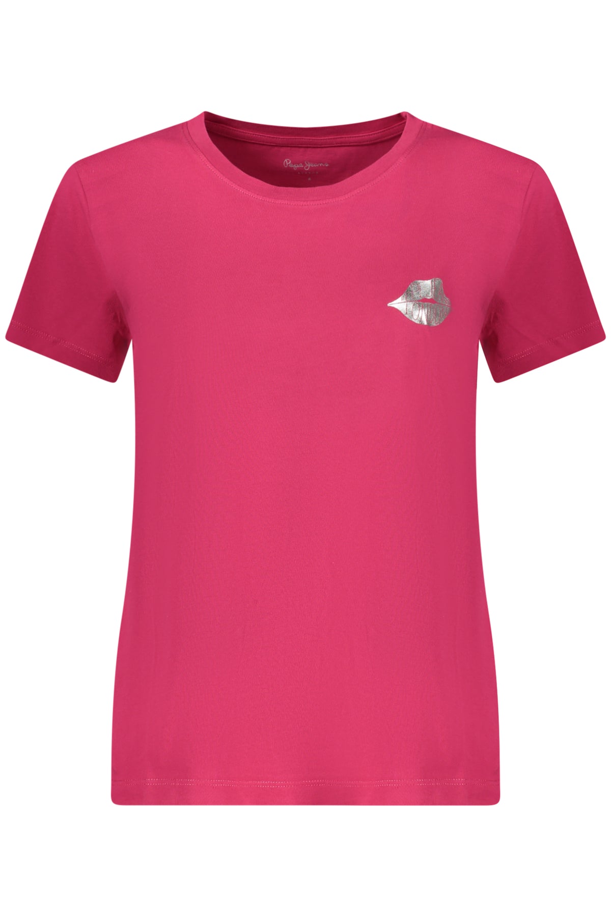 PEPE JEANS WOMEN'S SHORT-SLEEVED T-SHIRT, RED
