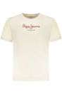 PEPE JEANS MEN'S SHORT-SLEEVE T-SHIRT, BEIGE