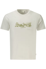 PEPE JEANS MEN'S SHORT-SLEEVED T-SHIRT WHITE