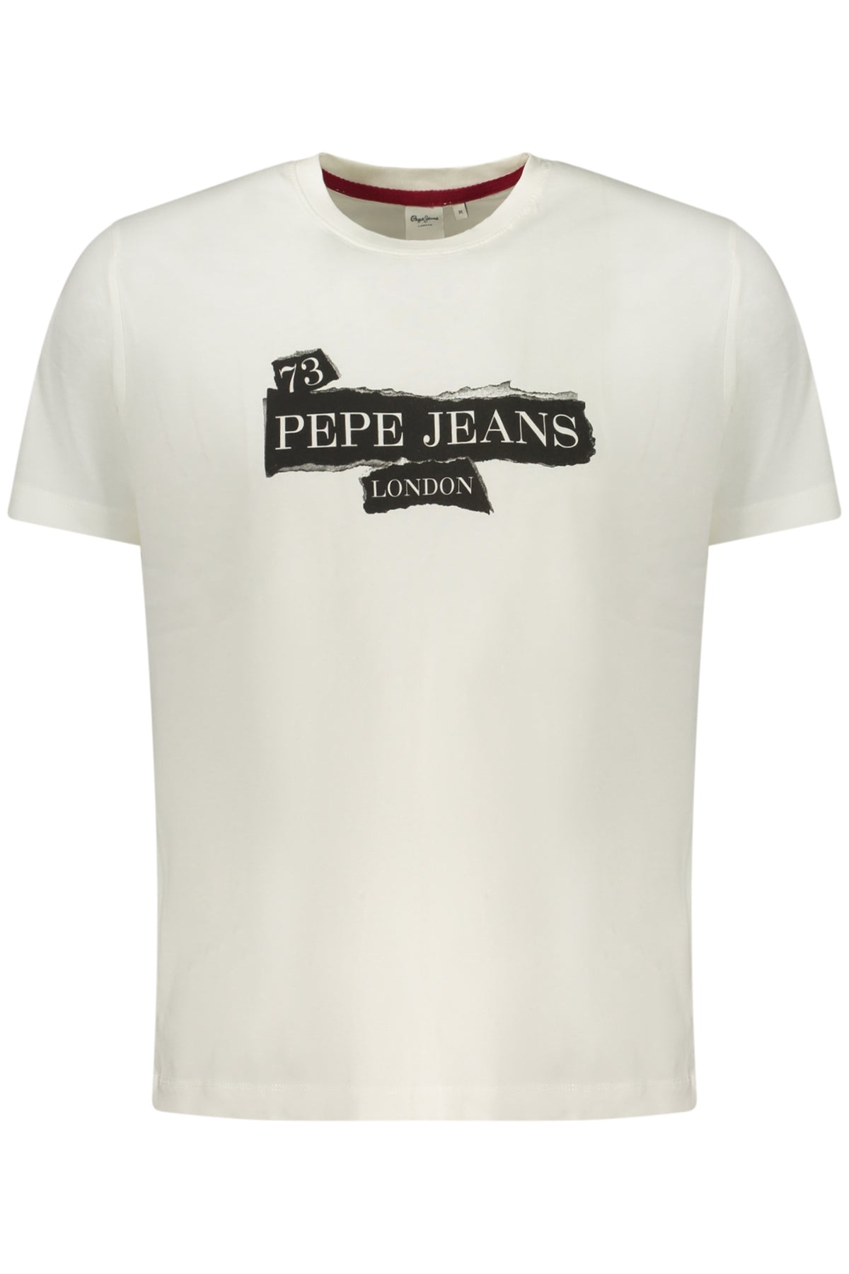 PEPE JEANS MEN'S SHORT-SLEEVED T-SHIRT WHITE
