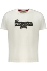 PEPE JEANS MEN'S SHORT-SLEEVED T-SHIRT WHITE