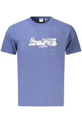 PEPE JEANS MEN'S SHORT-SLEEVED T-SHIRT, BLUE