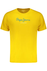 PEPE JEANS MEN'S SHORT-SLEEVED T-SHIRT YELLOW