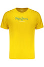 PEPE JEANS MEN'S SHORT-SLEEVED T-SHIRT YELLOW