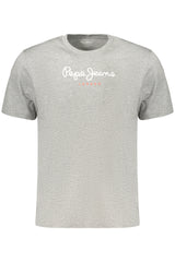 PEPE JEANS MEN'S SHORT-SLEEVED T-SHIRT, GREY