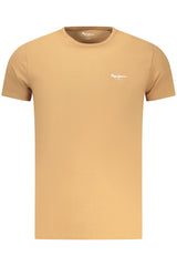 PEPE JEANS MEN'S SHORT-SLEEVE T-SHIRT, BROWN