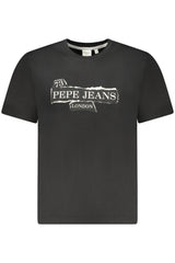 PEPE JEANS MEN'S SHORT-SLEEVED T-SHIRT BLACK