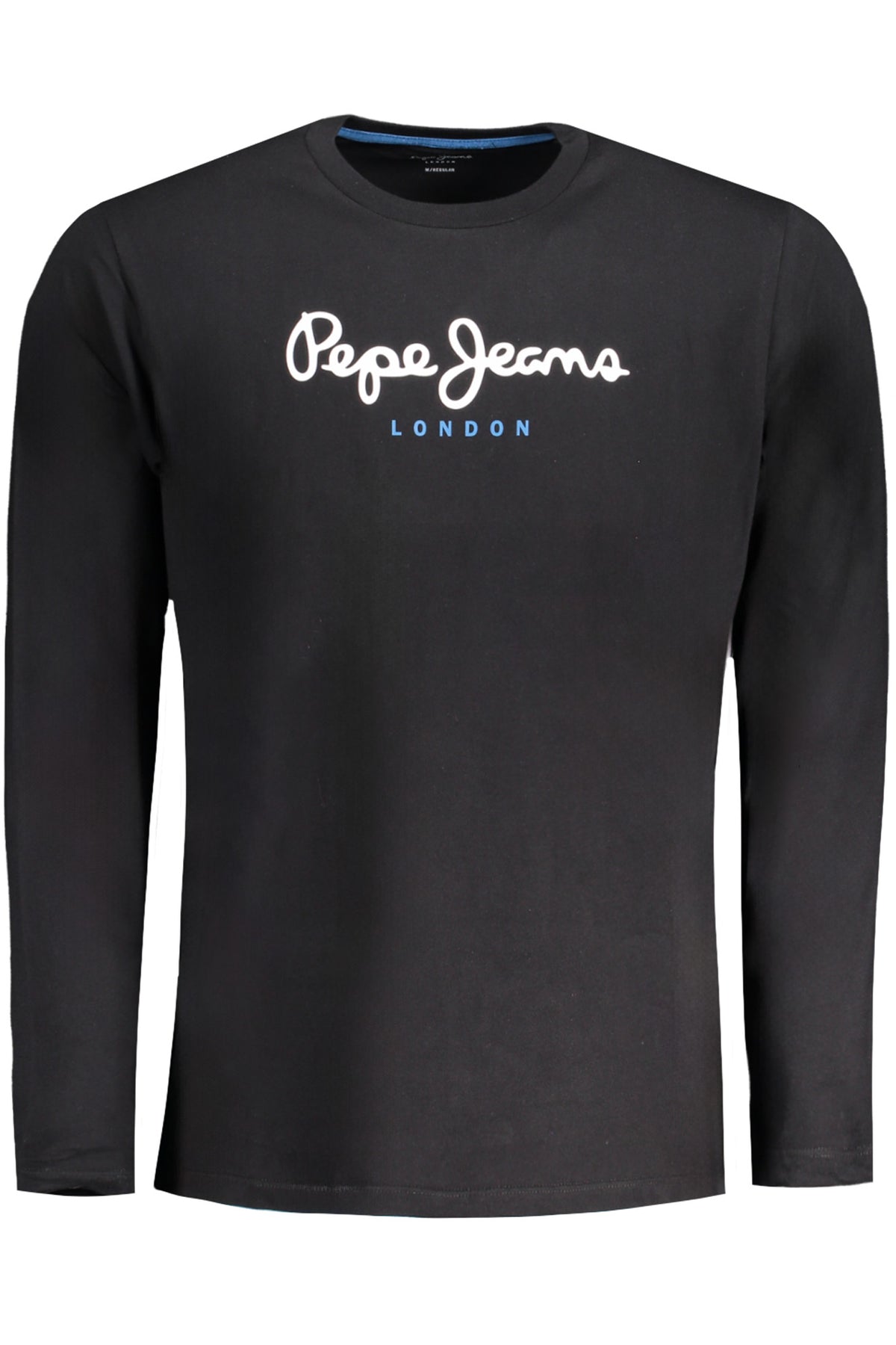 PEPE JEANS MEN'S LONG-SLEEVED T-SHIRT BLACK