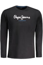 PEPE JEANS MEN'S LONG-SLEEVED T-SHIRT BLACK
