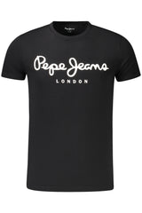 PEPE JEANS SHORT SLEEVE T-SHIRT MEN BLACK