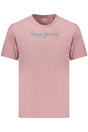 PEPE JEANS MEN'S PINK SHORT-SLEEVE T-SHIRT