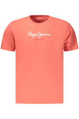 PEPE JEANS MEN'S PINK SHORT-SLEEVE T-SHIRT