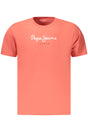 PEPE JEANS MEN'S PINK SHORT-SLEEVE T-SHIRT