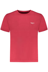 PEPE JEANS MEN'S SHORT-SLEEVED T-SHIRT, RED
