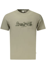 PEPE JEANS MEN'S SHORT-SLEEVED T-SHIRT GREEN