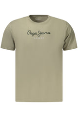 PEPE JEANS MEN'S SHORT-SLEEVED T-SHIRT GREEN