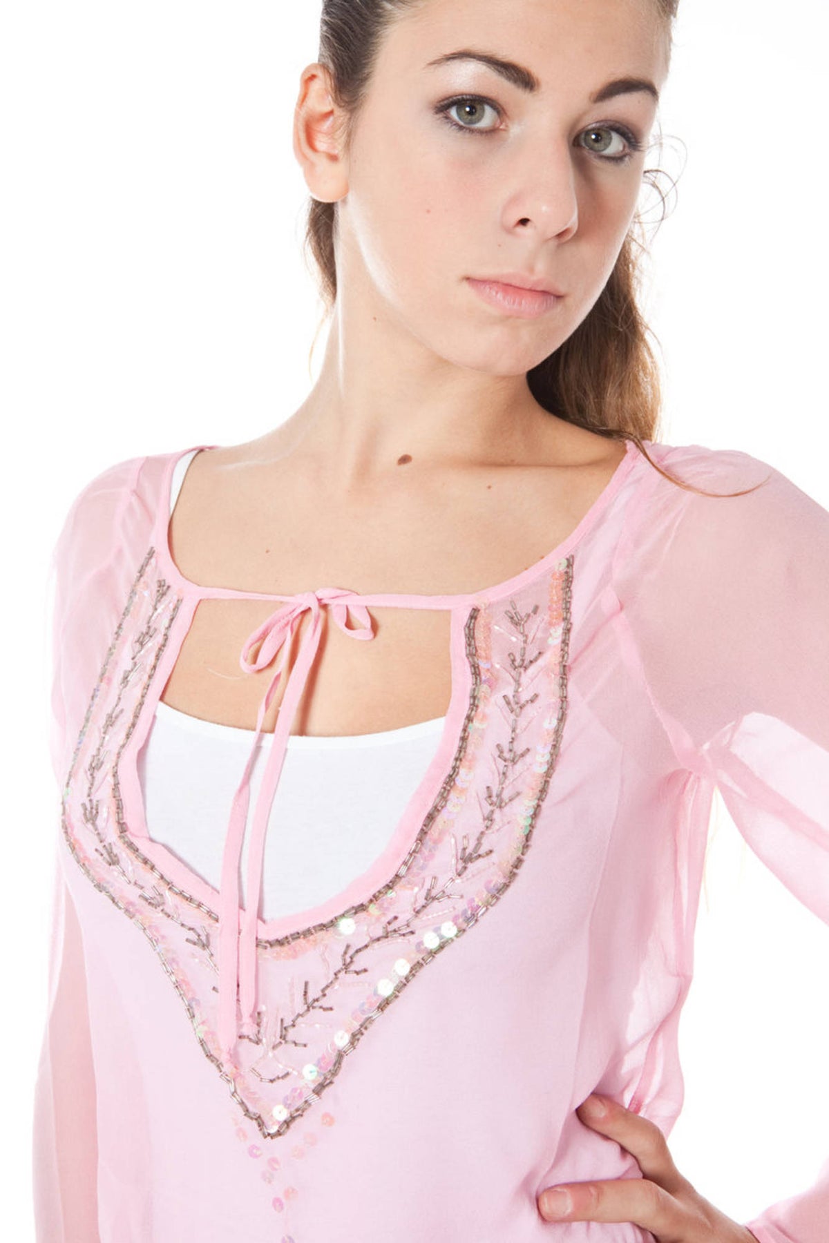 PHARD LONG SLEEVE T-SHIRT WOMEN PINK