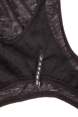 WOMEN'S BLACK BLAZER TOP