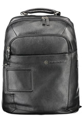 PIQUADRO MEN'S BLACK BACKPACK