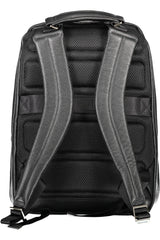 PIQUADRO MEN'S BLACK BACKPACK