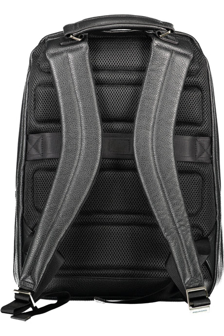 PIQUADRO MEN'S BLACK BACKPACK