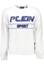 PLEIN SPORT MEN'S ZIP-UP SWEATSHIRT WHITE