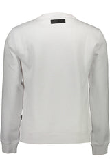 PLEIN SPORT MEN'S ZIP-UP SWEATSHIRT WHITE