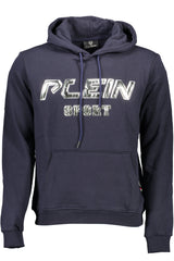 PLEIN SPORT SWEATSHIRT WITHOUT ZIP MEN BLUE