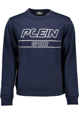 PLEIN SPORT SWEATSHIRT WITHOUT ZIP MAN BLUE