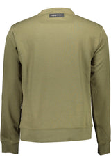 PLEIN SPORT SWEATSHIRT WITHOUT ZIP MAN GREEN