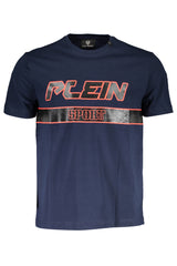 PLEIN SPORT SHORT SLEEVE T-SHIRT MEN BLUE