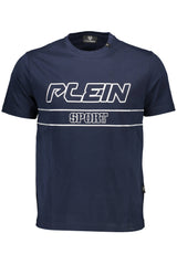 PLEIN SPORT SHORT SLEEVE T-SHIRT MEN BLUE