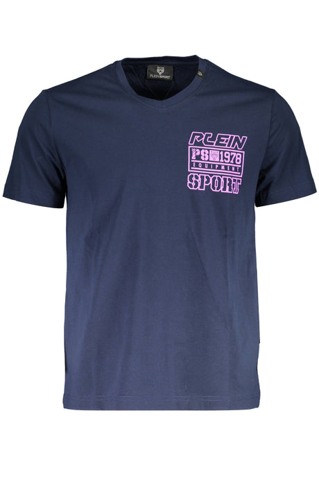 PLEIN SPORT MEN'S SHORT SLEEVE T-SHIRT BLUE