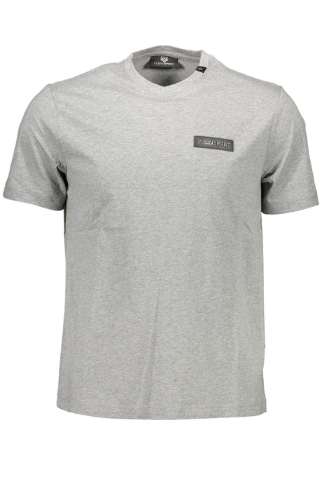 PLEIN SPORT MEN'S SHORT SLEEVE T-SHIRT GRAY