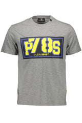 PLEIN SPORT SHORT SLEEVE T-SHIRT MEN GREY