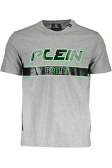 PLEIN SPORT SHORT SLEEVE T-SHIRT MEN GREY