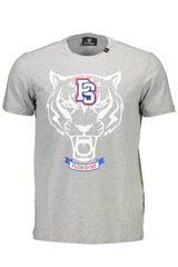 PLEIN SPORT SHORT SLEEVE T-SHIRT MEN GREY