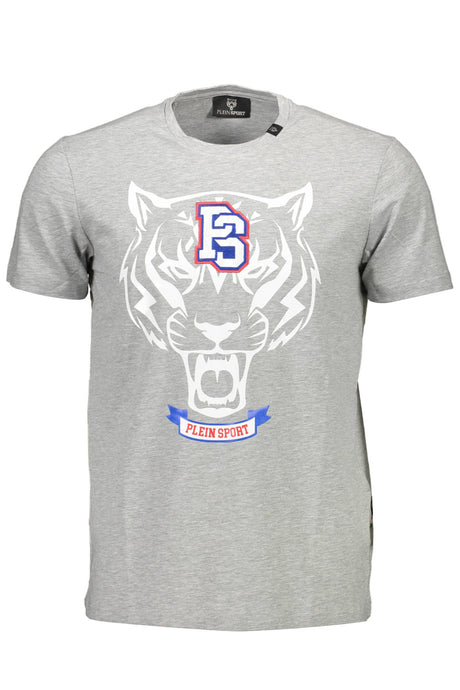 PLEIN SPORT SHORT SLEEVE T-SHIRT MEN GREY