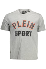 PLEIN SPORT MEN'S SHORT SLEEVE T-SHIRT GRAY