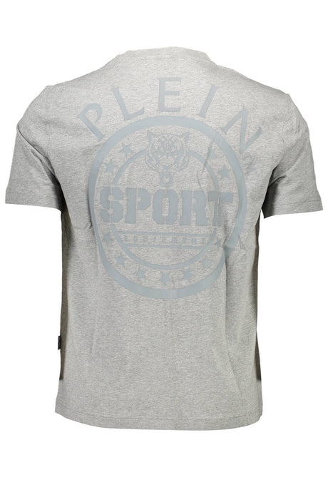 PLEIN SPORT MEN'S SHORT SLEEVE T-SHIRT GRAY